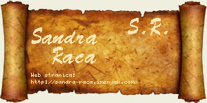 Sandra Raca vizit kartica